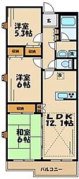 シティライツ 3LDKの間取図画像