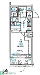 調布市上石原1丁目マンション 1Kの間取図画像