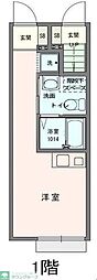 Cosmo Villa Chofu ワンルームの間取図画像