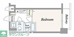 菱和パレス明大前 1Kの間取図画像
