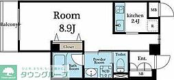NSガーデン 1Kの間取図画像