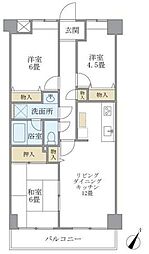 ＫＤＸレジデンス田園調布 1階3LDKの間取り