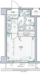 アークフラッツ品川 5階1Kの間取り