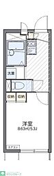 レオパレスサン　ミラード 1階1Kの間取り