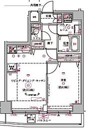 ARCOBALENO MUSASHIKOYAMA 4階1LDKの間取り