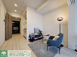 都営大江戸線 勝どき駅 徒歩12分の賃貸マンション 14階1DKのリビング/ダイニング