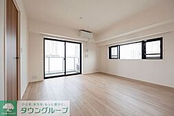 都営大江戸線 勝どき駅 徒歩17分の賃貸マンション 13階2LDKのリビング/ダイニング