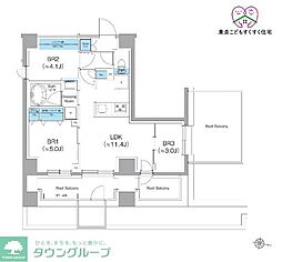 クレヴィアリグゼ西馬込 3LDKの間取図画像