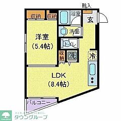 物件の間取り