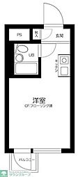 メゾン・ド・セリバテール 1Kの間取図画像