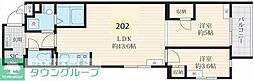 Fosette深沢 2LDKの間取図画像