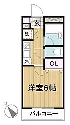 CYNTHIA雪谷大塚Casa 1Kの間取図画像