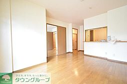 JR横浜線 長津田駅 徒歩15分の賃貸マンション 1階2LDKのリビング/ダイニング