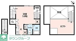 クリア町田 ワンルームの間取図画像