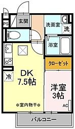 間取図画像 1DK