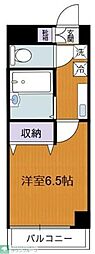 さがみのハイツ 1Kの間取図画像