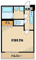 リブリ・メゾン・樹 1Kの間取図画像