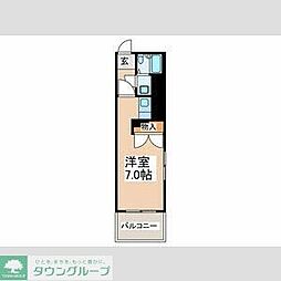 ラガードビル ワンルームの間取図画像