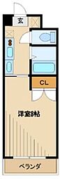 N-flats町田 1Kの間取図画像