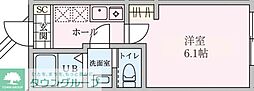 LUXE GRANZ 1Kの間取図画像