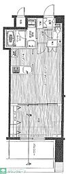 トーシンフェニックス江戸川橋 5階1LDKの間取り