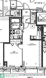 Jo’s Residence 高田馬場 2階1LDKの間取り