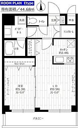 ステージファースト上落合 5階1LDKの間取り