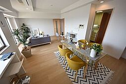 河田町ガーデン　クラブフロア 3108 31階2LDKのリビング/ダイニング