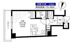 ステージファースト目白 ワンルームの間取図画像