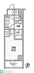 SEASONFLATS新大塚 1Kの間取図画像