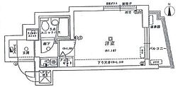 ライオンズマンション哲学堂 1Kの間取図画像