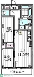 WASEDA MORI BLDG. 2LDKの間取図画像