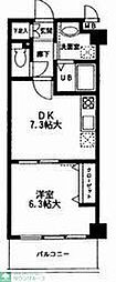 フォートレス南長崎 1DKの間取図画像
