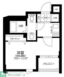 アーバイルGRANDE中野 1Kの間取図画像