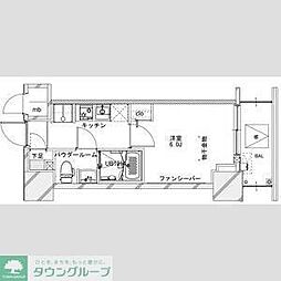 S-RESIDENCE松戸Irise 14階1Kの間取り