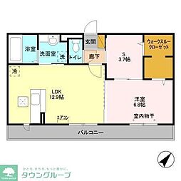 間取図画像 1SLDK