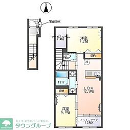 蔵杜(くらのもり) 2LDKの間取図画像