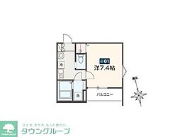 ルーチェ旭 1Kの間取図画像