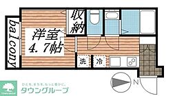 プログレスカバロ 1Kの間取図画像