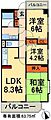 アムス松戸ブランティーク7階17.5万円