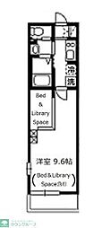 フラットおおたかの森WEST 1Kの間取図画像