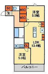 物件の間取り