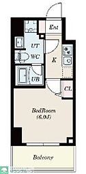 S-RESIDENCE松戸Cosmea 1Kの間取図画像