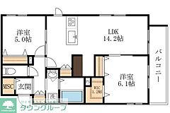 物件の間取り