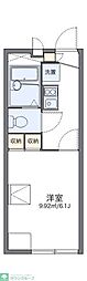 レオパレスヴィラ天城 1階1Kの間取り