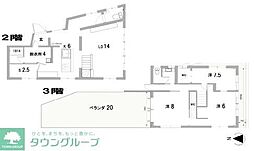斎木ビル 2階3SLDKの間取り