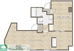 第2荒野ビル 5階1LDKの間取り