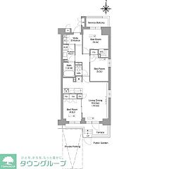 物件の間取り