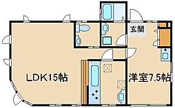 いちごはうす 1階1LDKの間取り