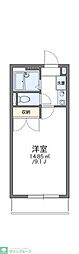 メイプルハイム高野台1号館 1Kの間取図画像